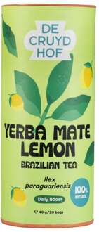De Cruydhof Thee Yerba Maté/Lemon - 20 zakjes
