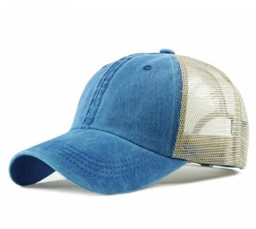 De Dames Katoen Ademend Mesh Baseball Hoed Mode Gewassen Katoen Unisex Zonneklep Strand Caps Voor Man HC007-12-07
