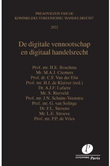De Digitale Vennootschap En Digitaal Handelsrecht - Preadviezen Koninklijke Vereeniging Handelsrecht - G. van Solinge
