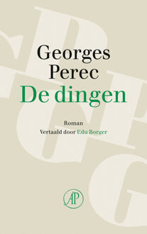 De dingen -  Georges Perec (ISBN: 9789029553827)