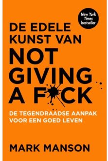 De edele kunst van not giving a fuck - Boek Mark Manson (9400509022)