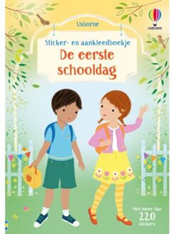 De Eerste Schooldag - Sticker- En Aankleedboekje