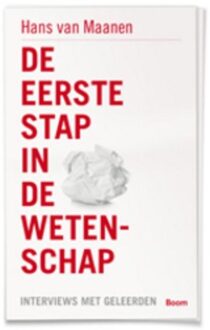 De eerste stap in de wetenschap - Boek Hans van Maanen (9461054173)