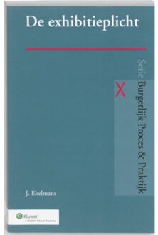 De exhibitieplicht - Boek Jan Ekelmans (9013080510)