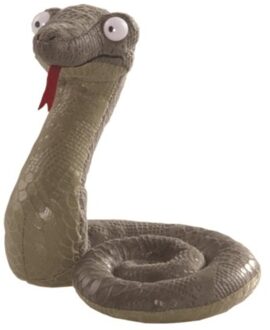 De Gruffalo knuffel slang 18 cm donkergroen