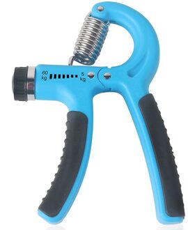 De Hand Trainer Expander Gym Fitness Clutch Kracht Grip Vinger Zware Carpaal Exerciser Sterkte Voor Spier Herstel Rollenbank blauw zwart