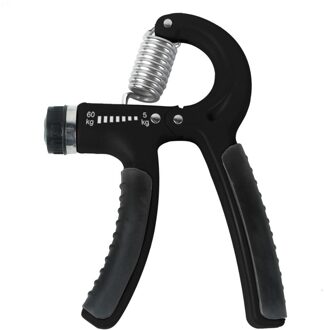 De Hand Trainer Expander Gym Fitness Clutch Kracht Grip Vinger Zware Carpaal Exerciser Sterkte Voor Spier Herstel Rollenbank zwart