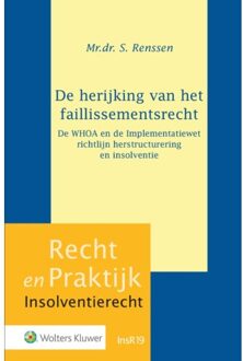 De Herijking Van Het Faillissementsrecht - S. Renssen