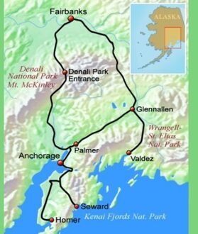 De hoogtepunten van Alaska (16 dagen)