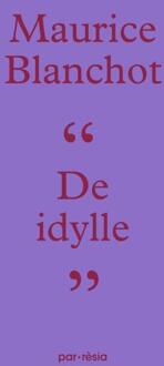 De idylle - Boek Maurice Blanchot (9073040124)