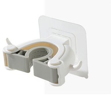 De Keuken Badkamer Opslag Wandmontage Mop Organizer Houder Borstel Bezem Hanger Opslag Rek Keuken Haak wit