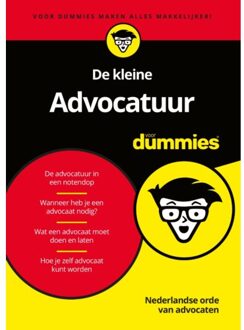 De Kleine Advocatuur Voor Dummies - Voor Dummies - NOvA