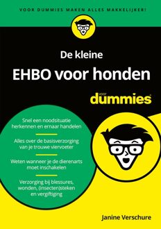 De kleine EHBO voor honden voor Dummies - Janine Verschure - ebook