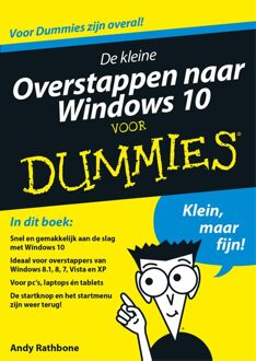 De kleine overstappen naar Windows 10 voor Dummies - eBook Andy Rathbone (9045352265)