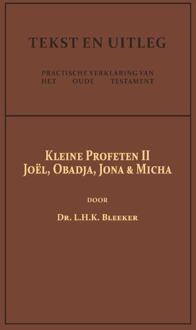 De Kleine Profeten Ii - Tekst En Uitleg Van Het Oude Testament - Dr. L.H.K. Bleeker