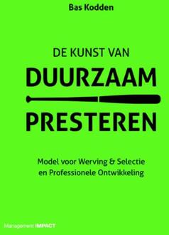 De kunst van duurzaam presteren - Boek Bas Kodden (9462762767)