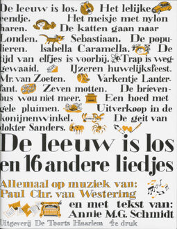 De leeuw is los en 16 andere liedjes - Boek Annie M.G. Schmidt (9060200594)