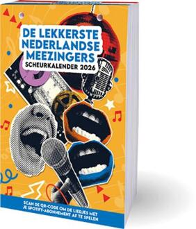 De lekkerste Nederlandse meezingers scheurkalender -   (ISBN: 9789464328288)