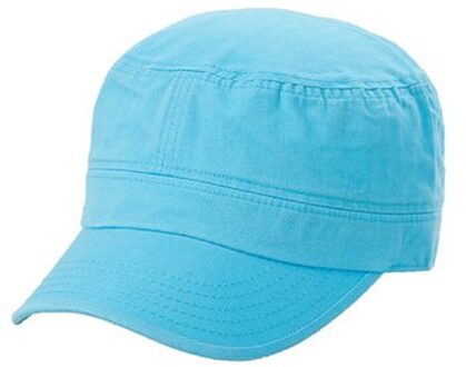 De Mode Dame Zomer Wassen Effen Kleur Platte Top Baseball Cap Mannen En Vrouwen Casual Zonnescherm zonnehoed blauw