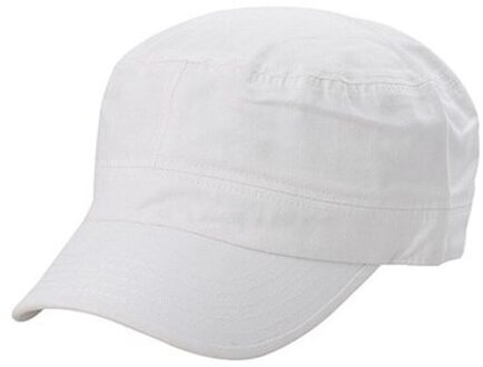 De Mode Dame Zomer Wassen Effen Kleur Platte Top Baseball Cap Mannen En Vrouwen Casual Zonnescherm zonnehoed wit
