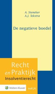 De negatieve boedel -  A. Steneker (ISBN: 9789013163278)