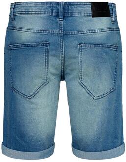 De Originele Performance Denim Korte Broek - Denim Blauw - 27 (Taille)