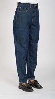 De Originele Performance Mom Jeans - Donkerblauwe Denim - 31W/32L