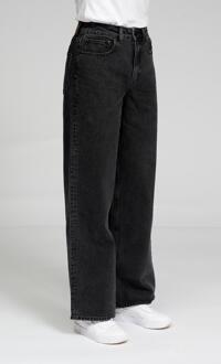 De Originele Performance Wide Jeans - Gewassen Zwarte Denim - 31W/34L