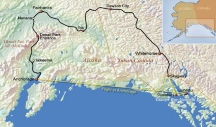 De parels van Alaska, Yukon & Glacier Bay (16 dagen)