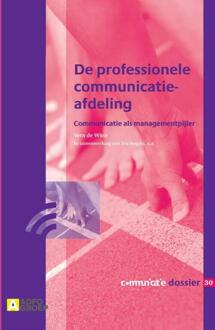 De professionele communicatieafdeling - Boek Boom uitgevers Amsterdam (9013059589)