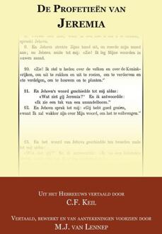 De Profetieën van Jeremia - Boek C.F. Keil (9057192470)