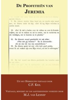 De Profetieën van Jeremia - Boek C.F. Keil (9057192470)