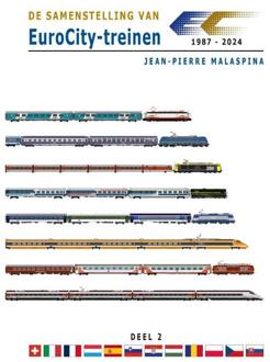 De samenstelling van EuroCity-treinen deel 2 -  Jean-Pierre Malaspina (ISBN: 9789492040695)