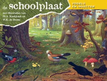 De Schoolplaat / Vogels en Insecten - Boek Libre B.V., Uitgeverij (9075531893)