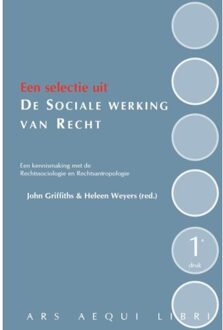 De sociale werking van recht - Boek John Griffiths (906916986X)
