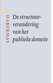 De structuurverandering van het publieke domein - Boek Jurgen Habermas (9089534393)