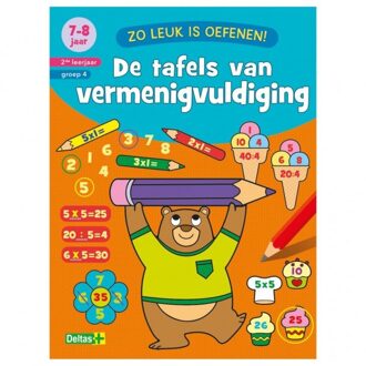 De tafels van vermenigvuldiging / 7-8 jaar 2de leerjaar groep 4 - Boek ZNU (904474626X)