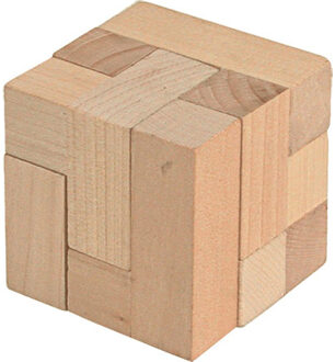 De toverkubus: iq puzzel hout