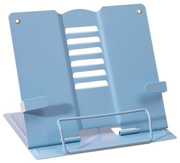 De Verstelbare Draagbare Metalen Reading Plank Ondersteunt Planken, Mobiele Telefoons, Tabletten, muziek Scores En Andere Items Planken blauw