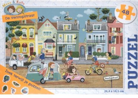 De Verstopstraat - Puzzel 48 Stukjes - Puzzels 48
