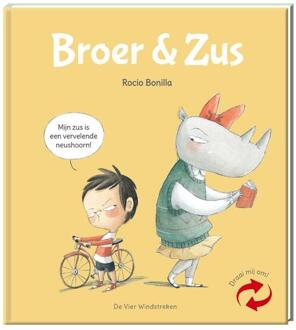 De Vier Windstreken Broer & Zus - Boek Rocio Bonilla (9051166753)