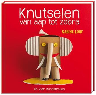 De Vier Windstreken Knutselen van aap tot zebra - Boek Sabine Lohf (9051165986)
