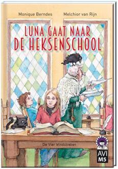 De Vier Windstreken Luna gaat naar de heksenschool - Boek Monique Berndes (9051164653)