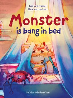 De Vier Windstreken Monster is bang in bed - Tina Van de Leur - ebook