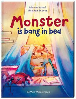 De Vier Windstreken Monster is bang in bed