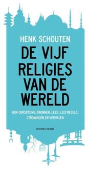 De vijf religies van de wereld - Boek Henk Schouten (9025904777)