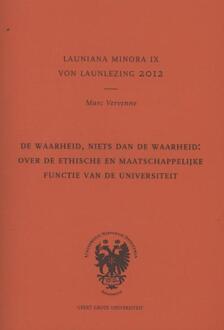 De waarheid niets dan de waarheid - Boek Marc Vervenne (9079378607)