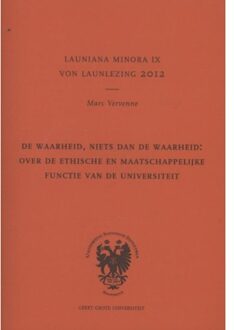 De waarheid niets dan de waarheid - Boek Marc Vervenne (9079378607)