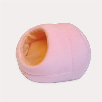 De Warme Bed Rat Hangmat Eekhoorn Winter Huisdier Speelgoed Hamster Kooi Huis Opknoping Nest roze klein