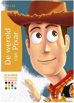 De Wereld Van Pixar Kleuren Op Nummer Voor Volwassenen